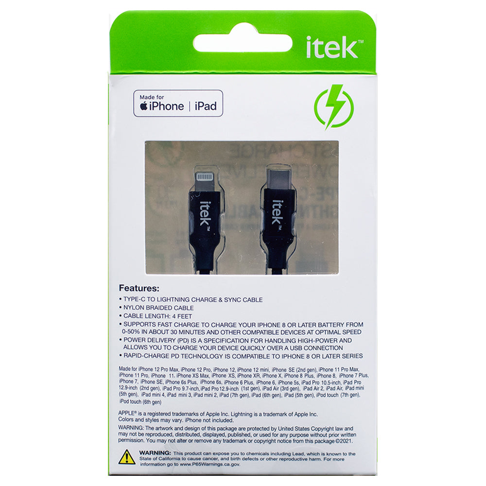 Power Delivery (PD) TypeC to Lightning Cable mtradinggroup