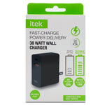Power Delivery (PD) 38 Watts Wall Charger