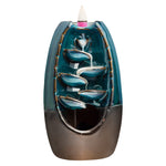 Ceramic Sankara Stone Waterfall Incense Burner