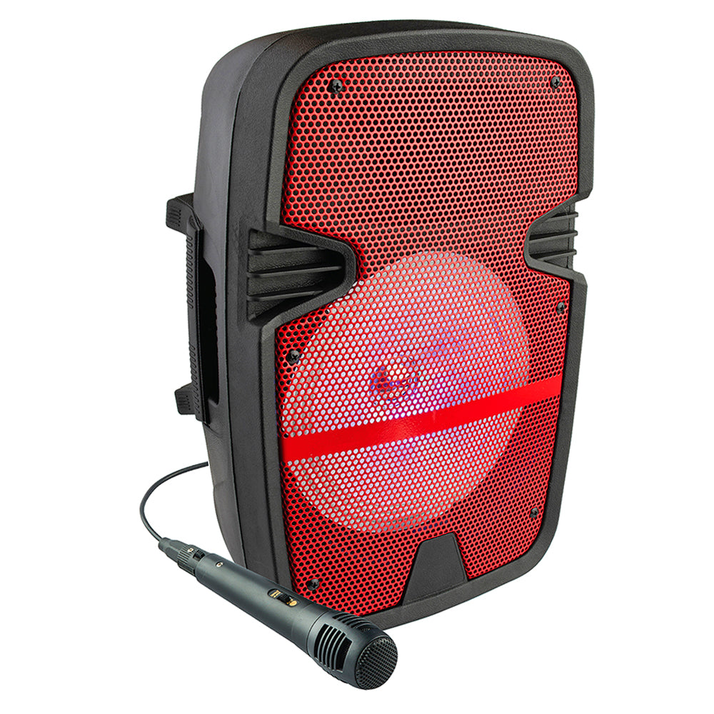 Big Rex 15” Bluetooth Karaoke Speaker with LED Lights