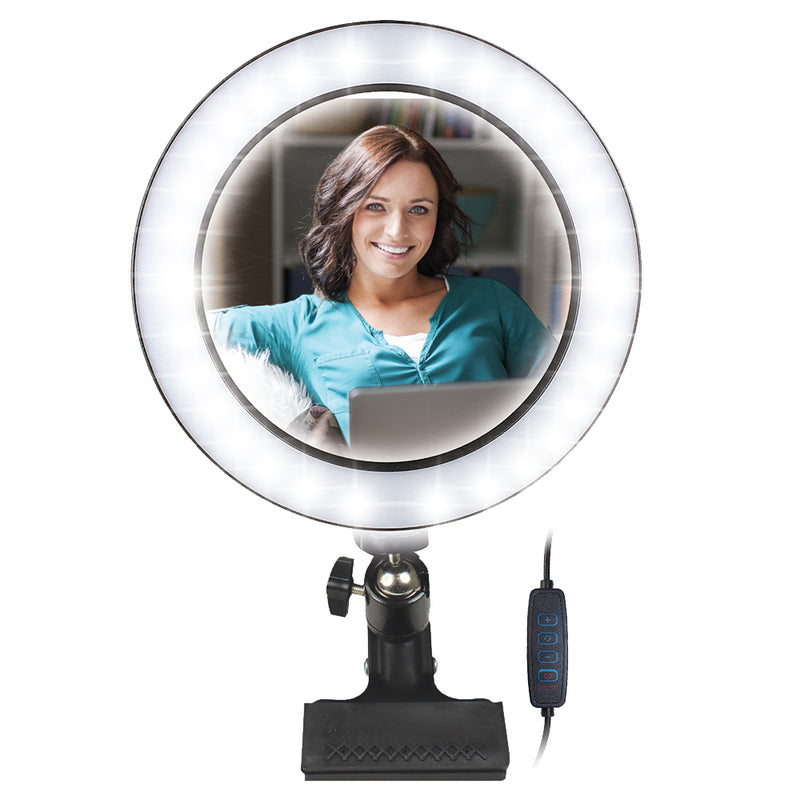 Computer LED Selfie Light With Clamp