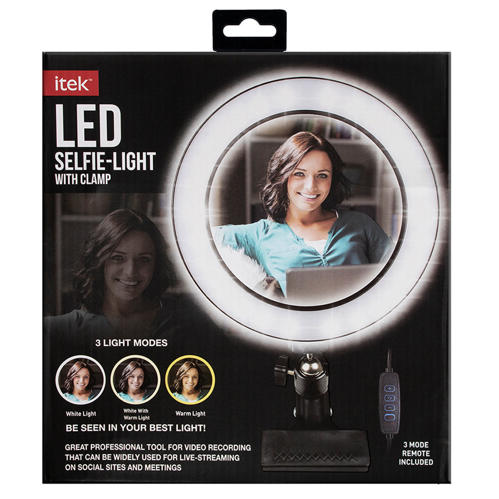 Computer LED Selfie Light With Clamp
