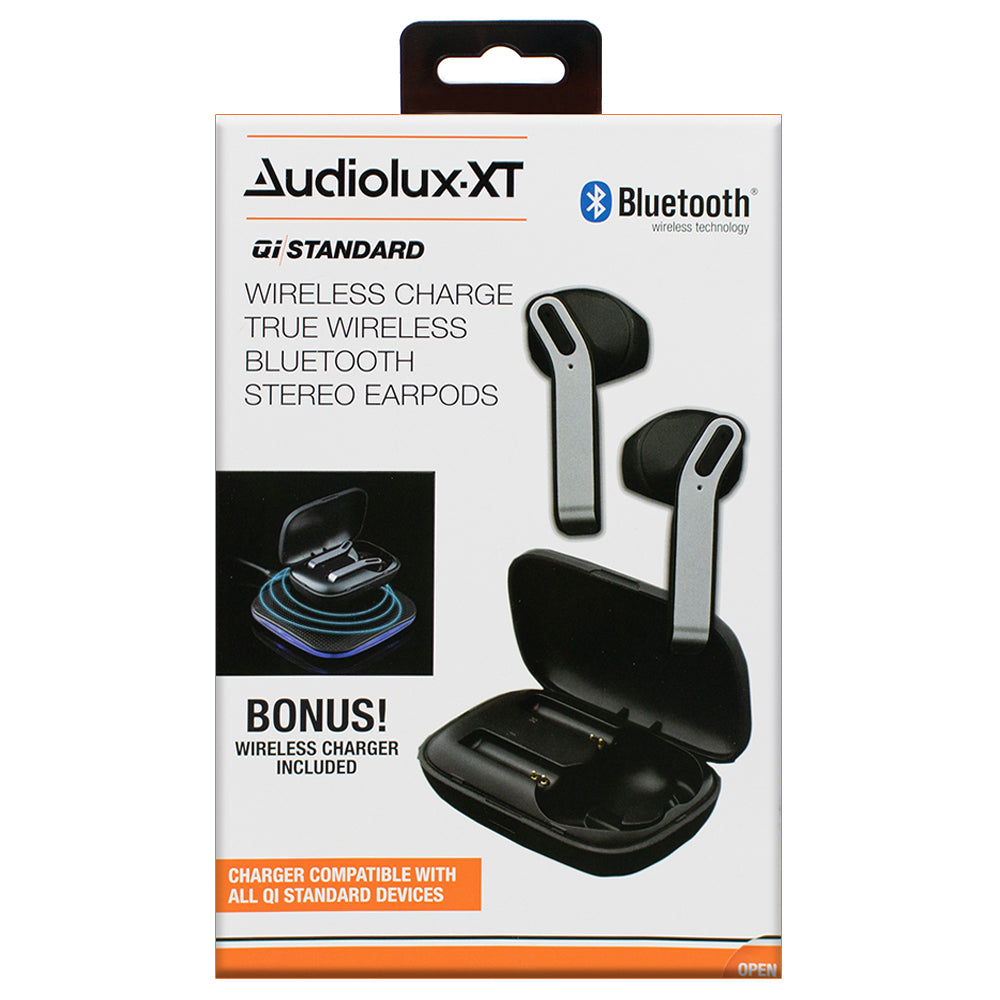 Qi Enabled True Wireless Bluetooth Stereo Earpods