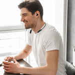 Qi Enabled Bluetooth Around The Neck Headset With Voice Assistant