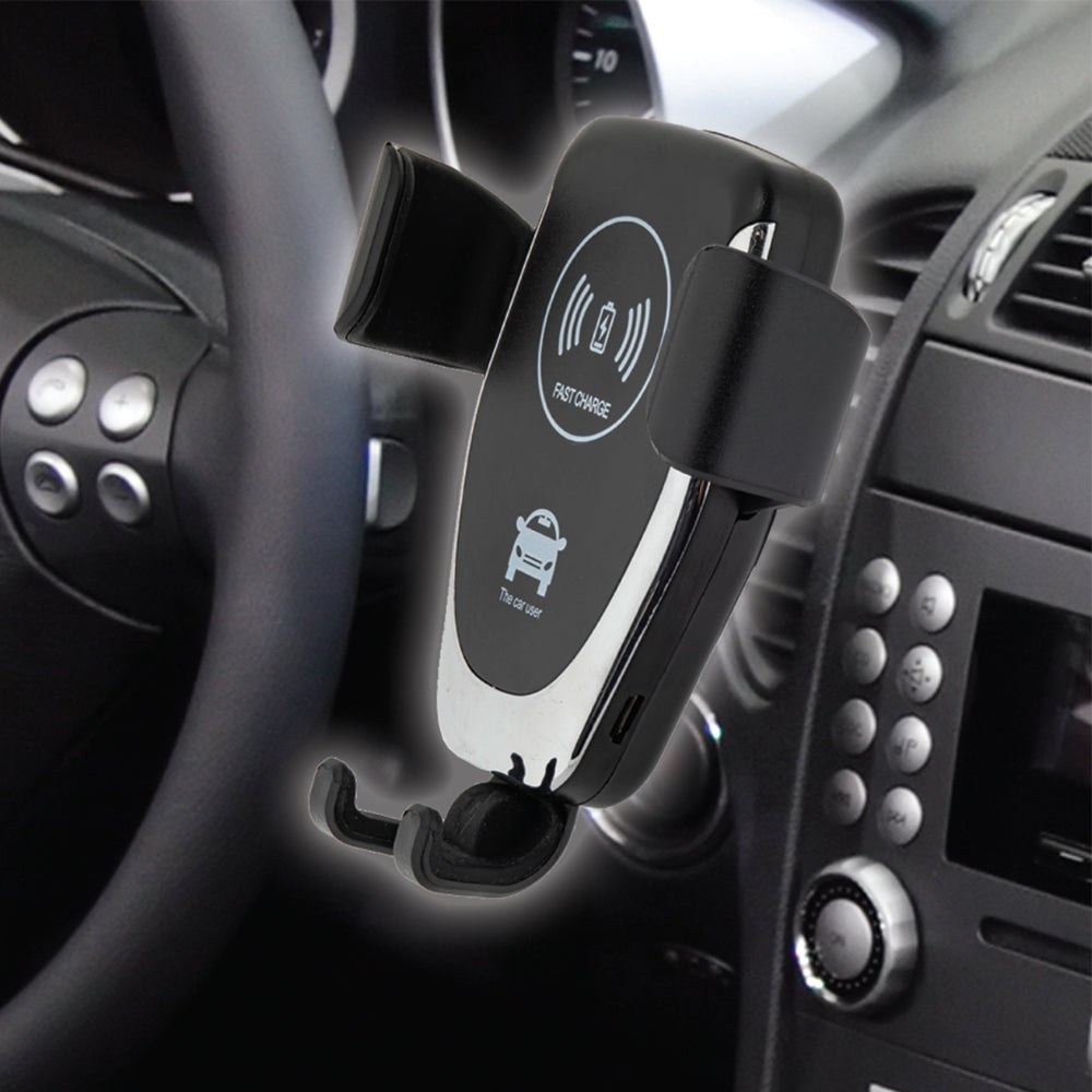 Universal Car Holder with Wireless Fast Qi Charger