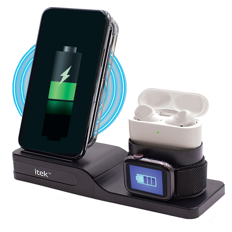 3-in-1 Qi Wireless Charging Stand